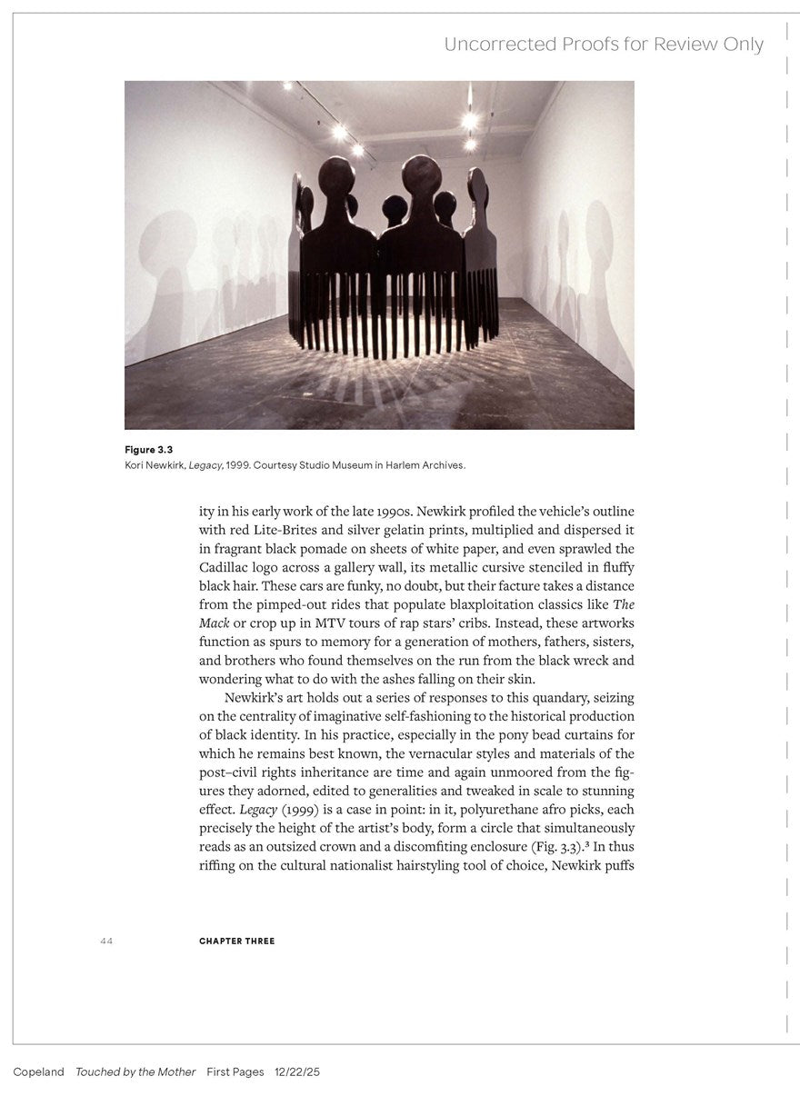 Touched by the Mother // Black Men, American Art, Feminist Horizons (Pre-order, Aug 13 2026)