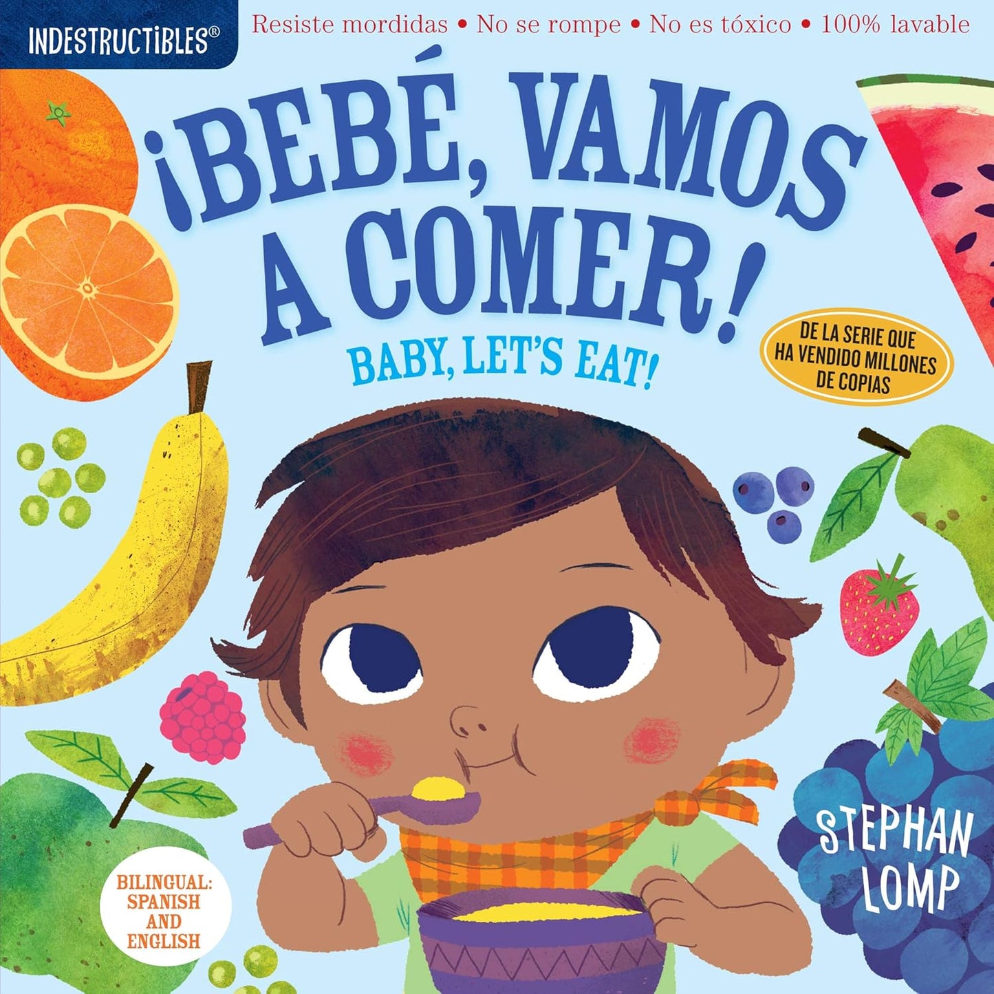Bebé, Vamos a Comer! // Resiste mordidas - No se rompe - No es toxico - 100% Lavable (Indestructibles)