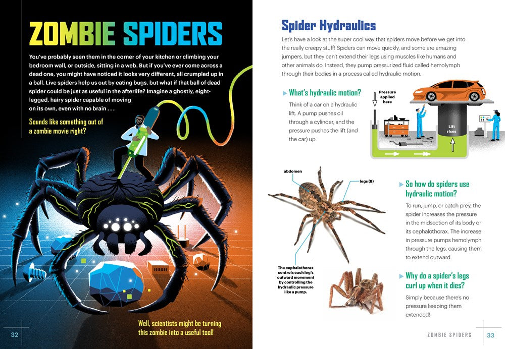 Zombie Spiders and Asteroid Blasters // 16 Incredible Ways That Scientists Are Changing the World (Pre-order, Mar 3 2026)