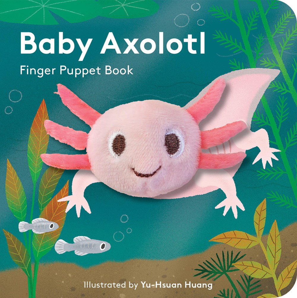 Baby Axolotl // Finger Puppet Book