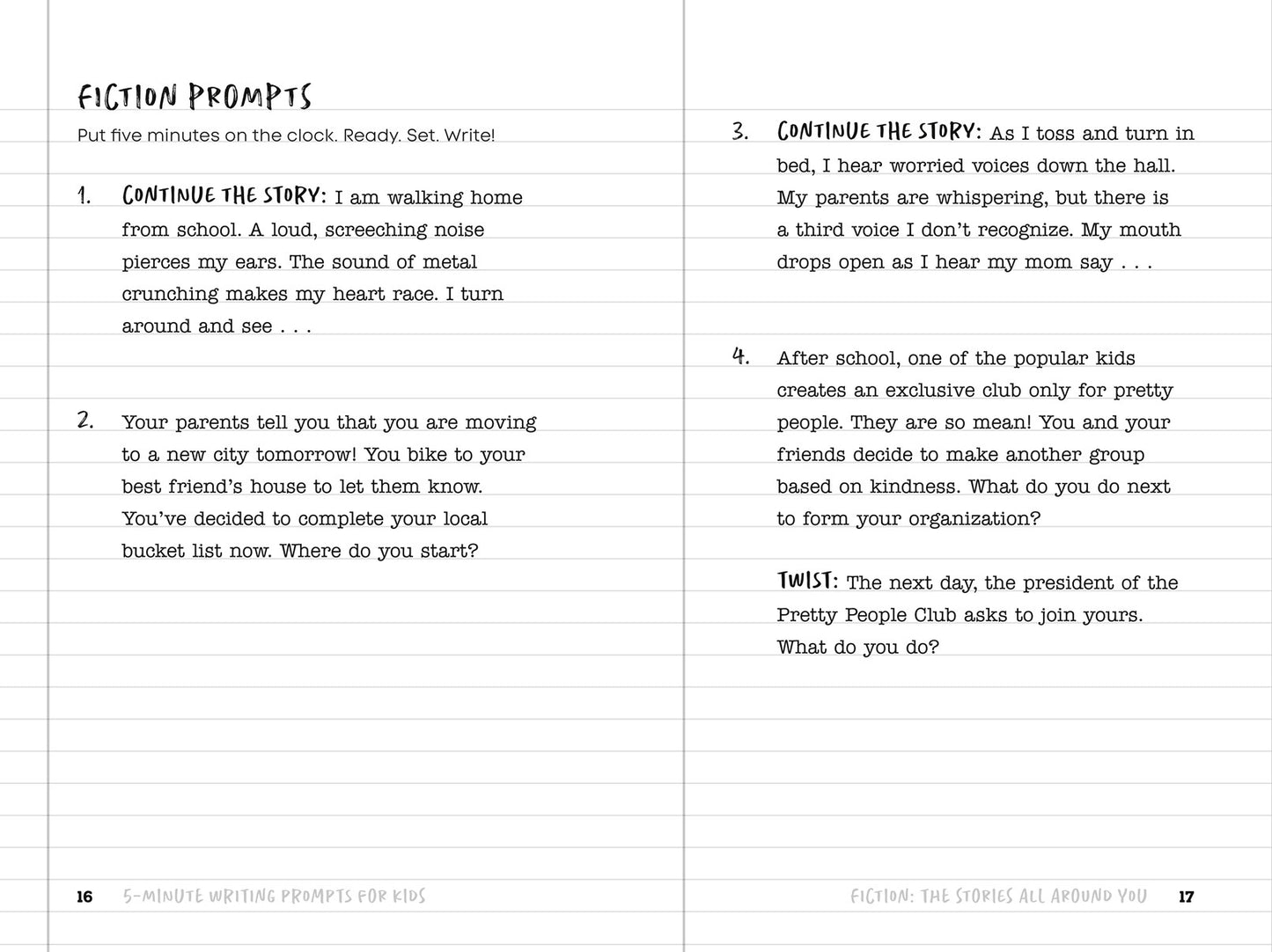 5-Minute Writing Prompts for Kids // Fun Story Starters and Questions to Unleash Your Creativity