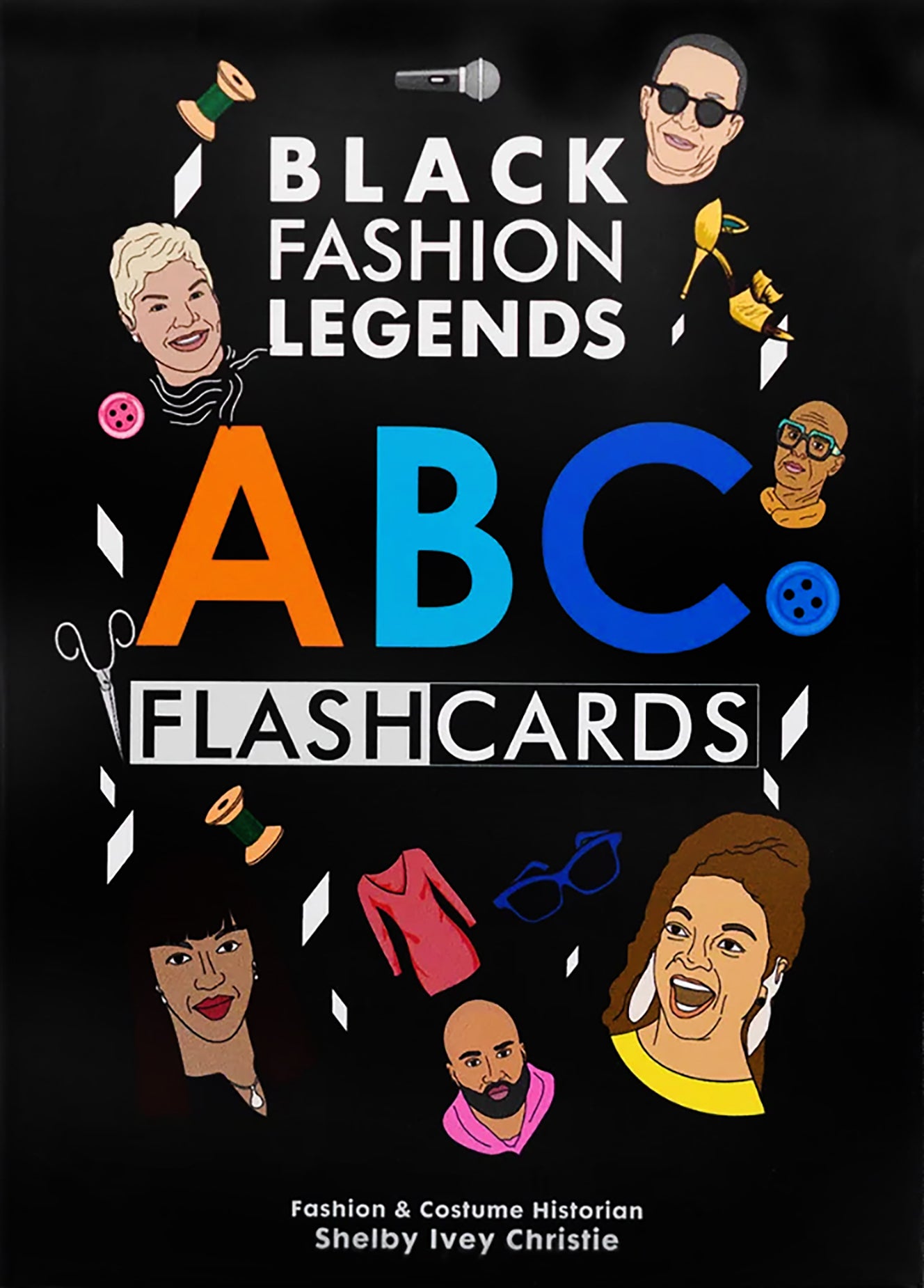 Black Fashion Legends ABC Flashcards
