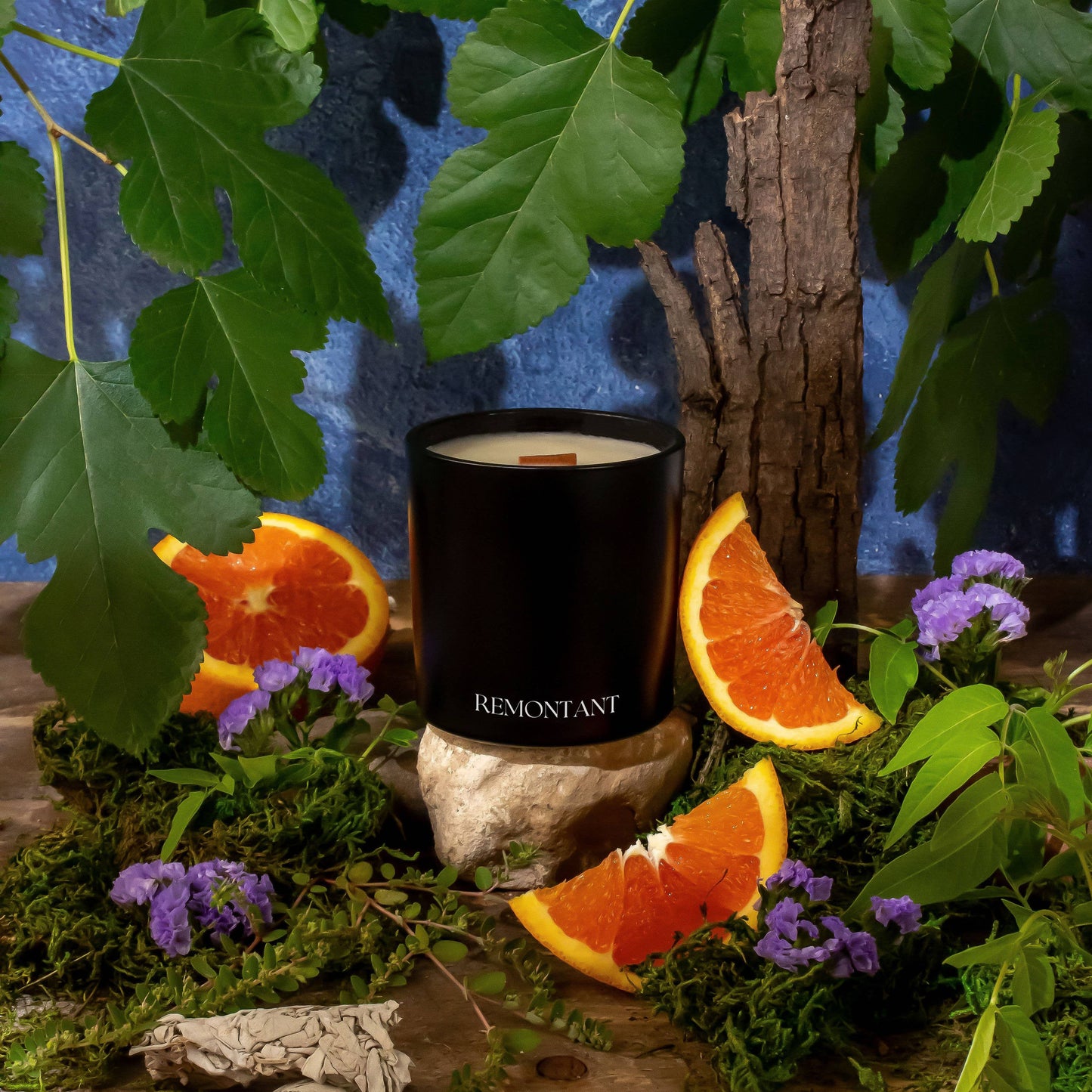 Blue Sage | Blue Sage ~ Amber ~ Citrus Blossoms | Crackling