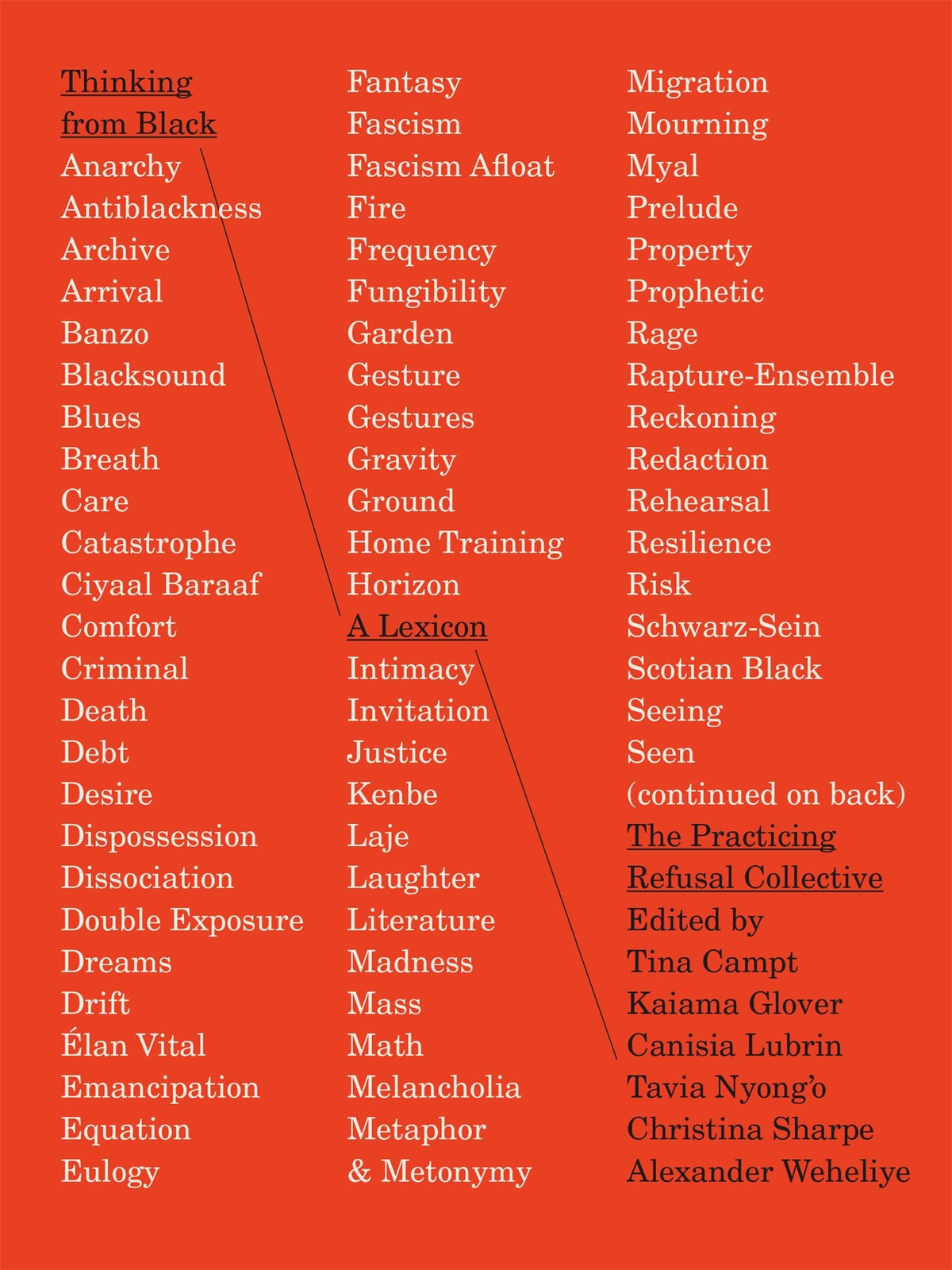 Thinking from Black // A Lexicon
