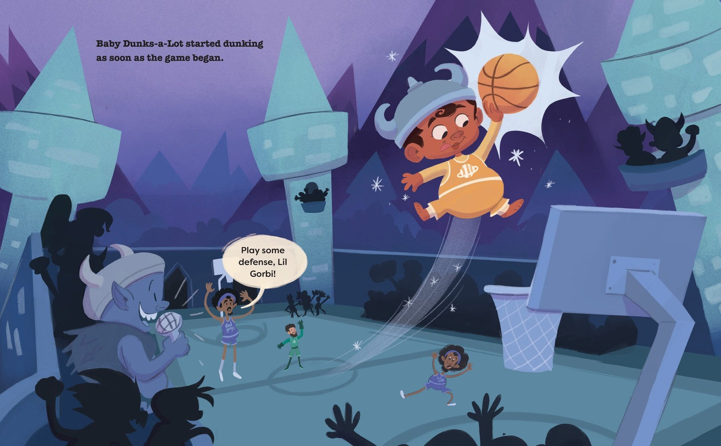 Baby Dunks-A-Lot // The Day the Basketballs Stopped Bouncing: A Picture Book