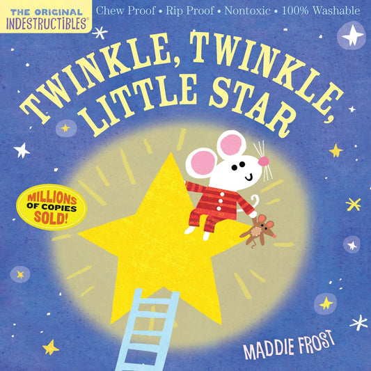 Twinkle, Twinkle, Little Star // Chew Proof - Rip Proof - Nontoxic - 100% Washable (Indestructibles)