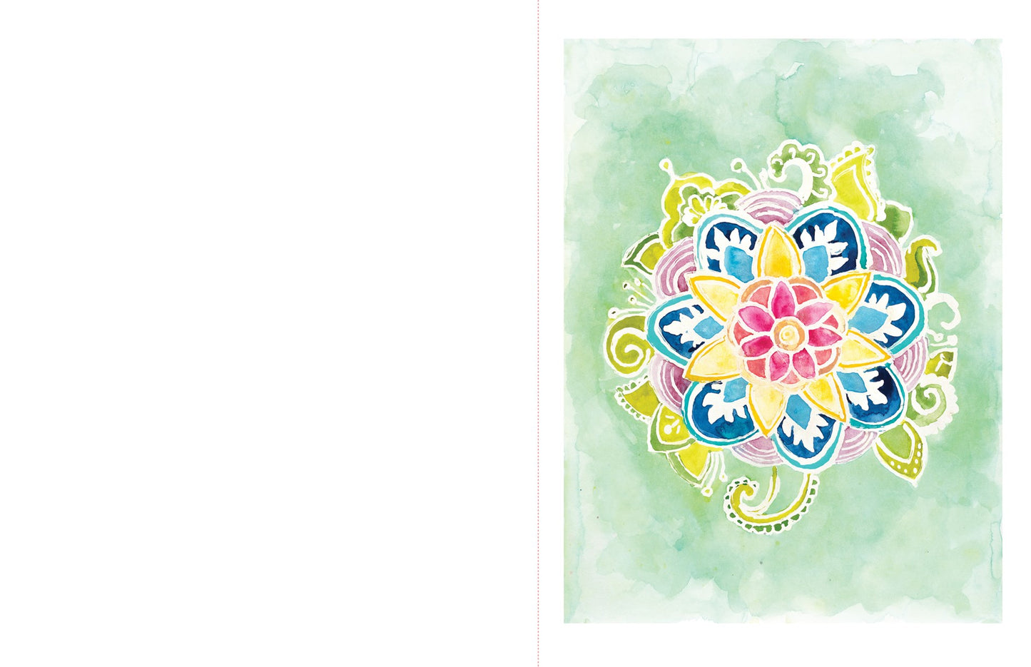 The Reverse Coloring Book(tm) Mindful Journeys Be Calm and Creative // The Book Has the Colors, You Draw the Lines