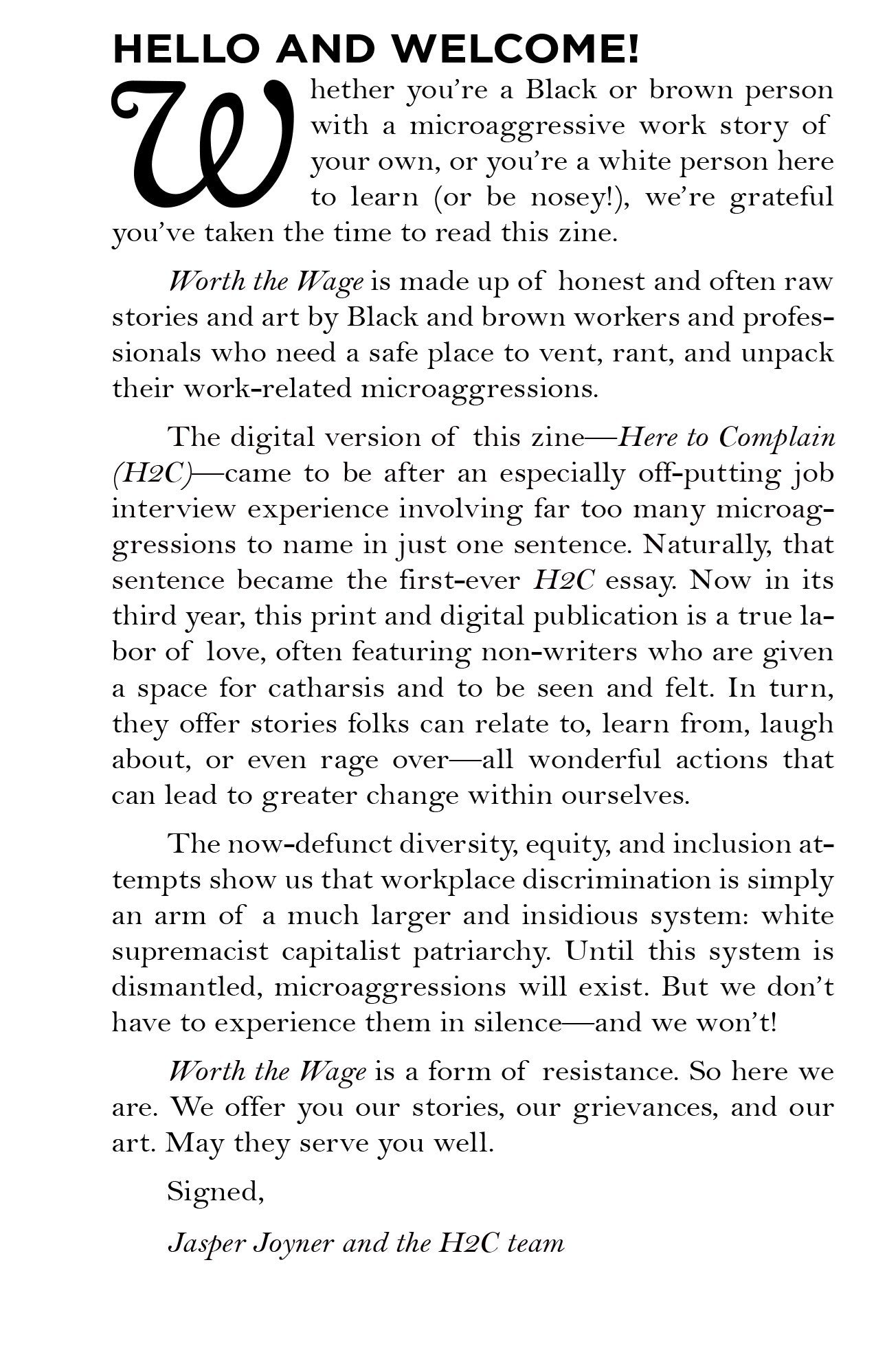 Worth the Wage? // Let's Talk About Workplace Microaggressions
