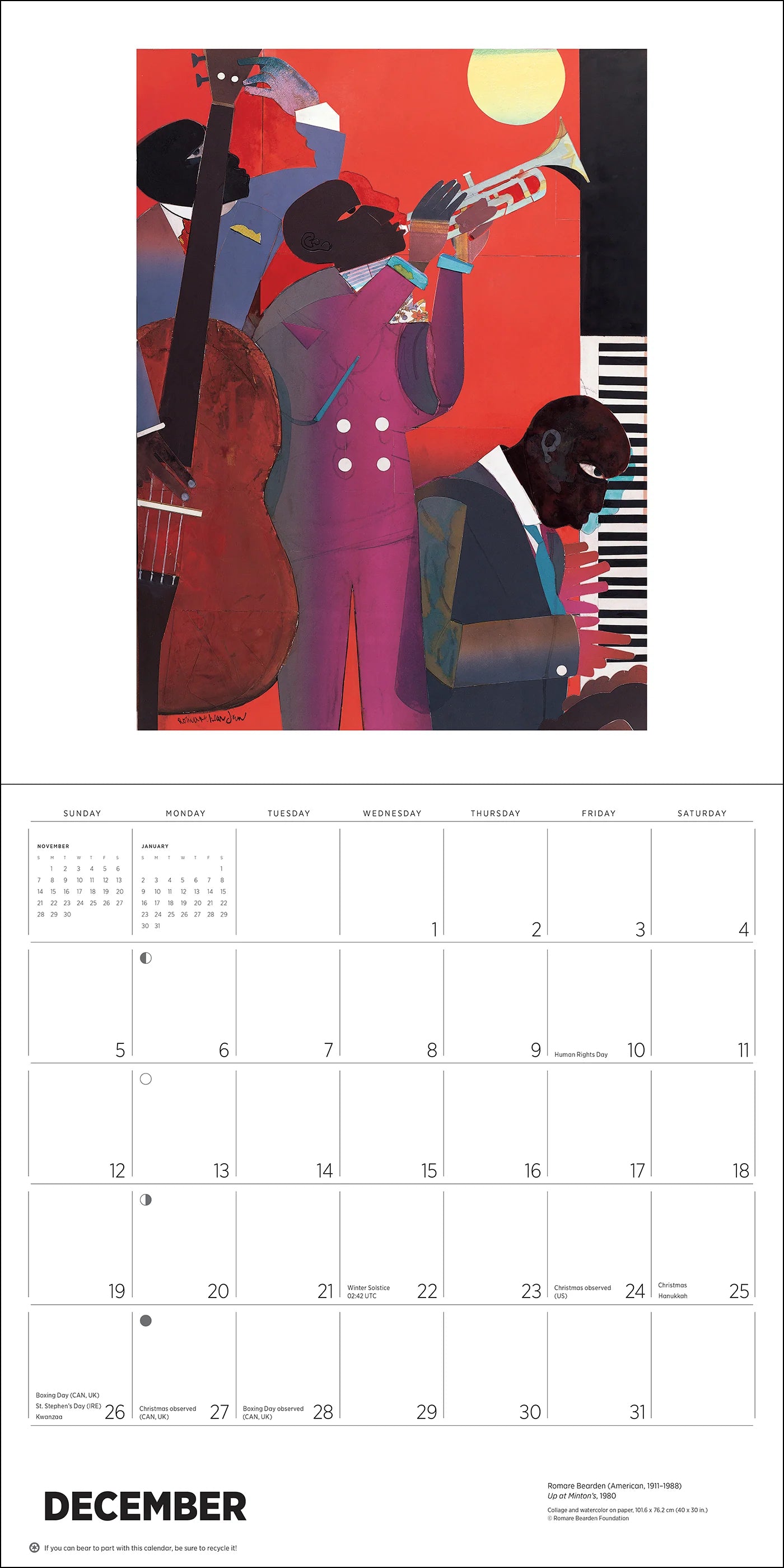 African American Art // 2027 Wall Calendar (Pre-Order, Summer 2026)