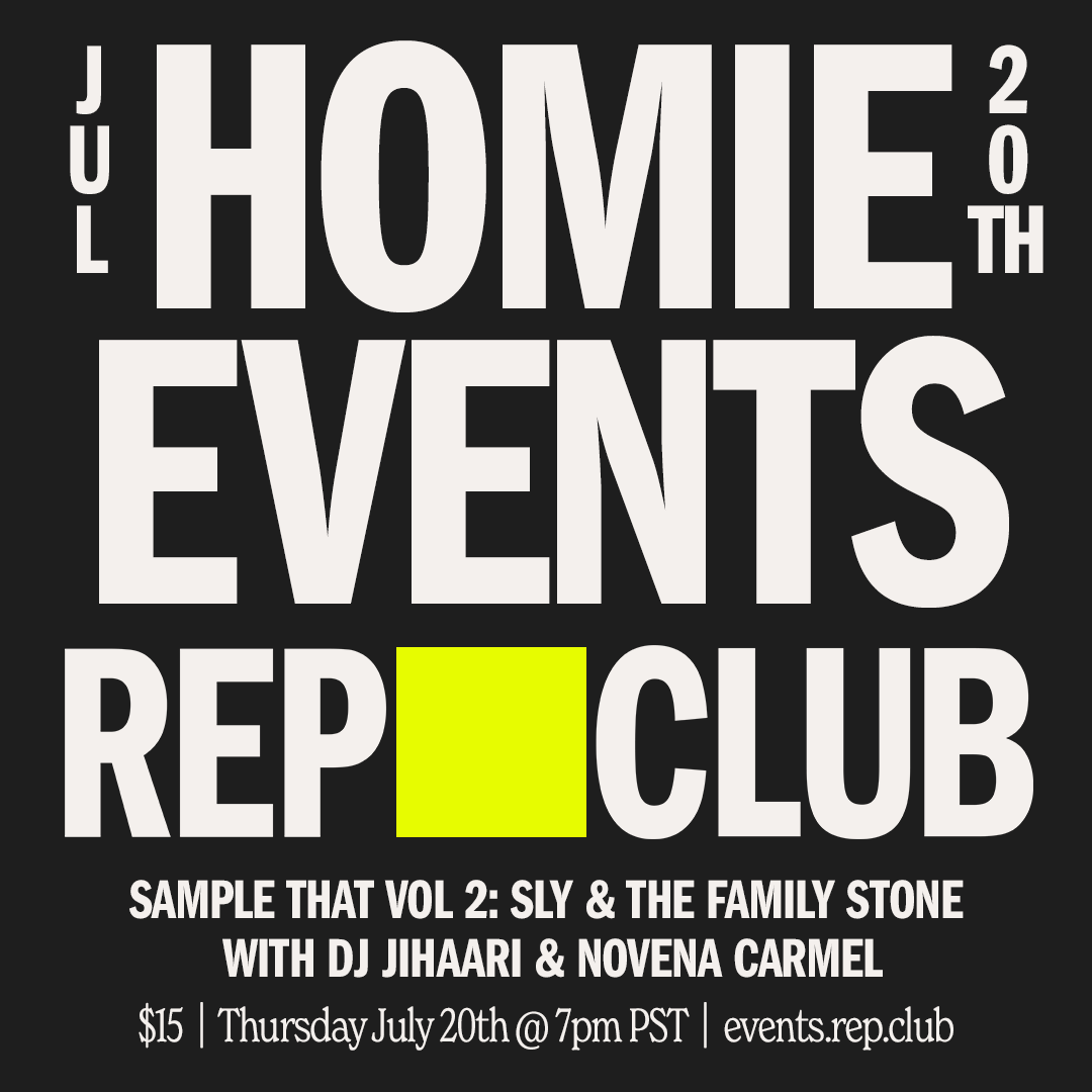 July 20 EVENT // Sample That: Vol. 2 — Sly & the Family Stone