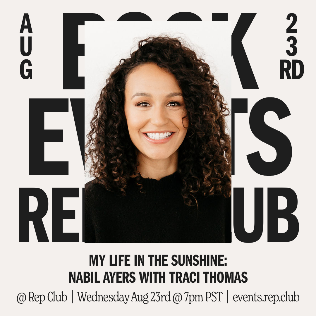 Aug 23 EVENT: My Life in the Sunshine // Nabil Ayers + Traci Thomas