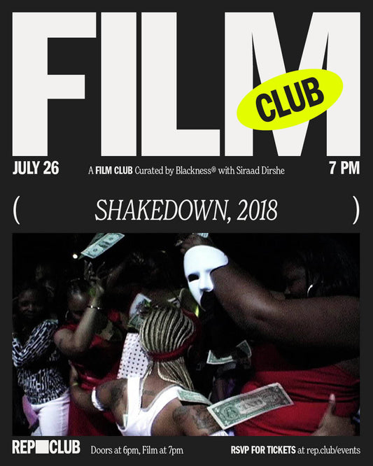 July 26th EVENT: Film Club 'Shakedown'