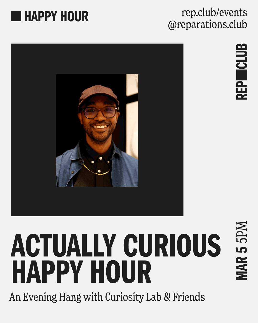 March 5th EVENT: Actually Curious Happy Hour