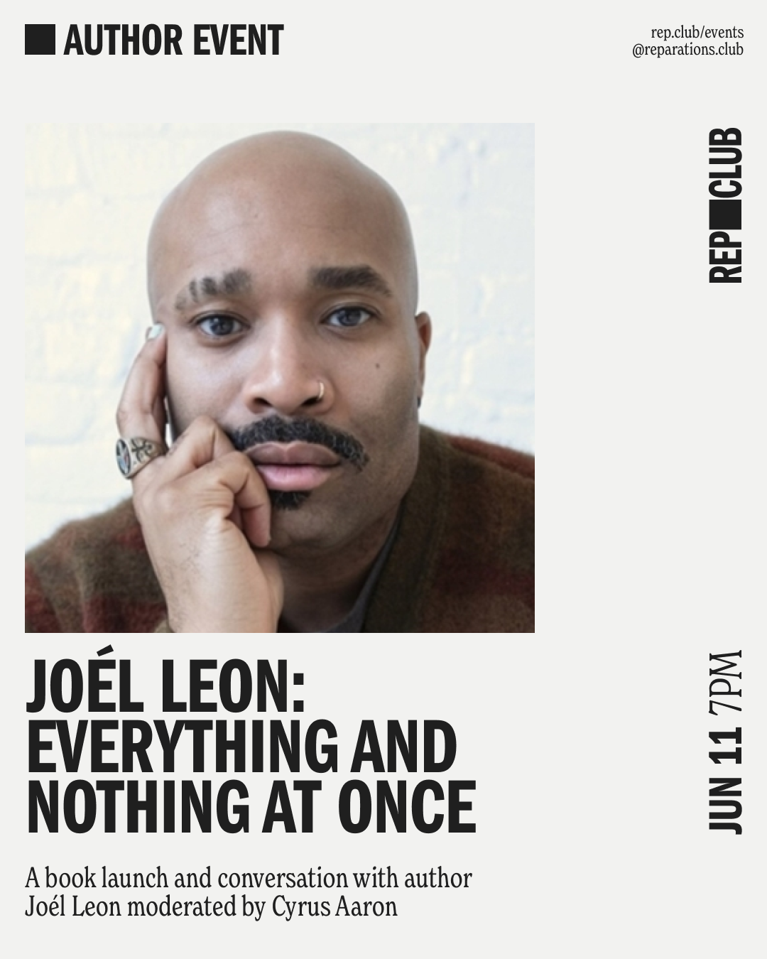 June 11th EVENT: Everything and Nothing at Once // Joél Leon + Cyrus Aaron