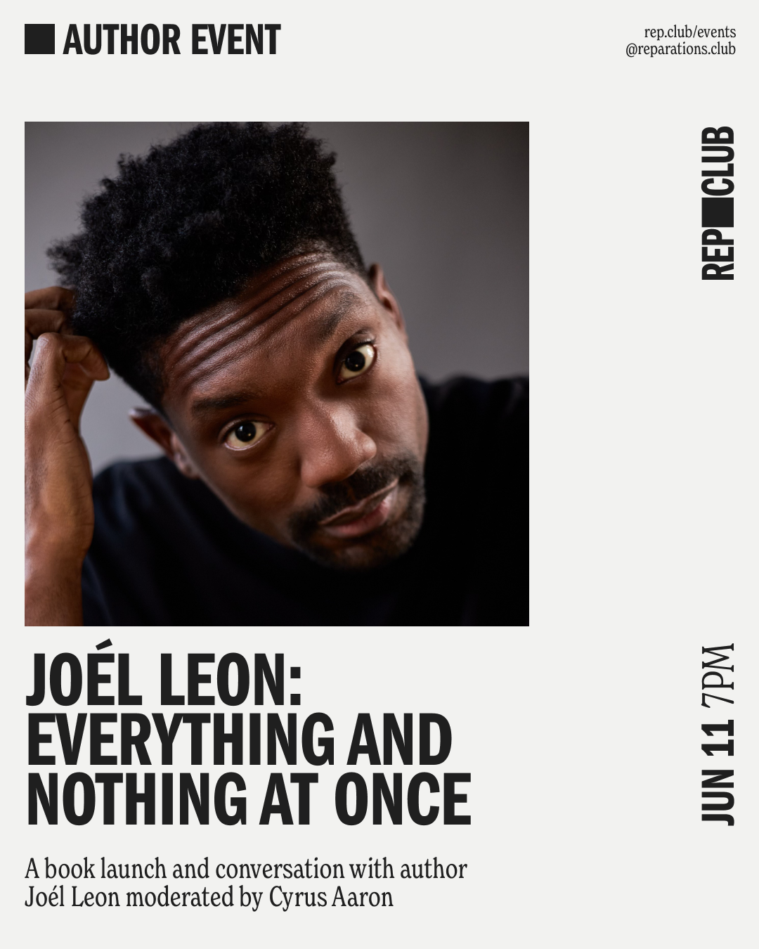 June 11th EVENT: Everything and Nothing at Once // Joél Leon + Cyrus Aaron