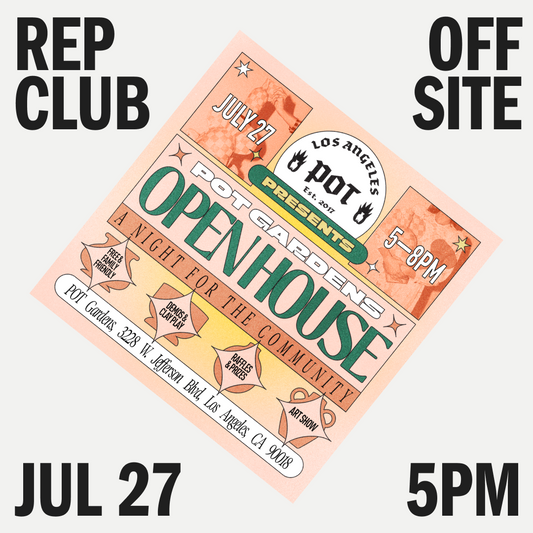 OFFSITE July 27th EVENT: POT Gardens Open House