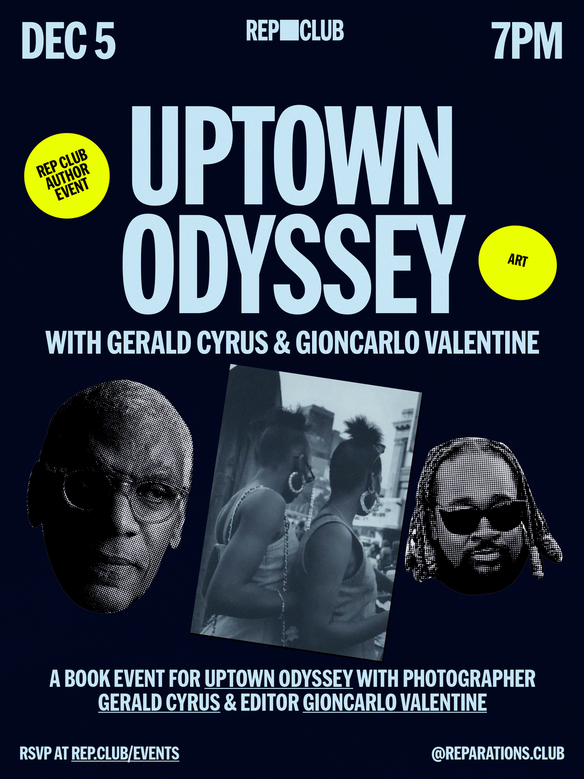 Dec 5th EVENT: Uptown Odyssey w/ Gerald Cyrus & Gioncarlo Valentine