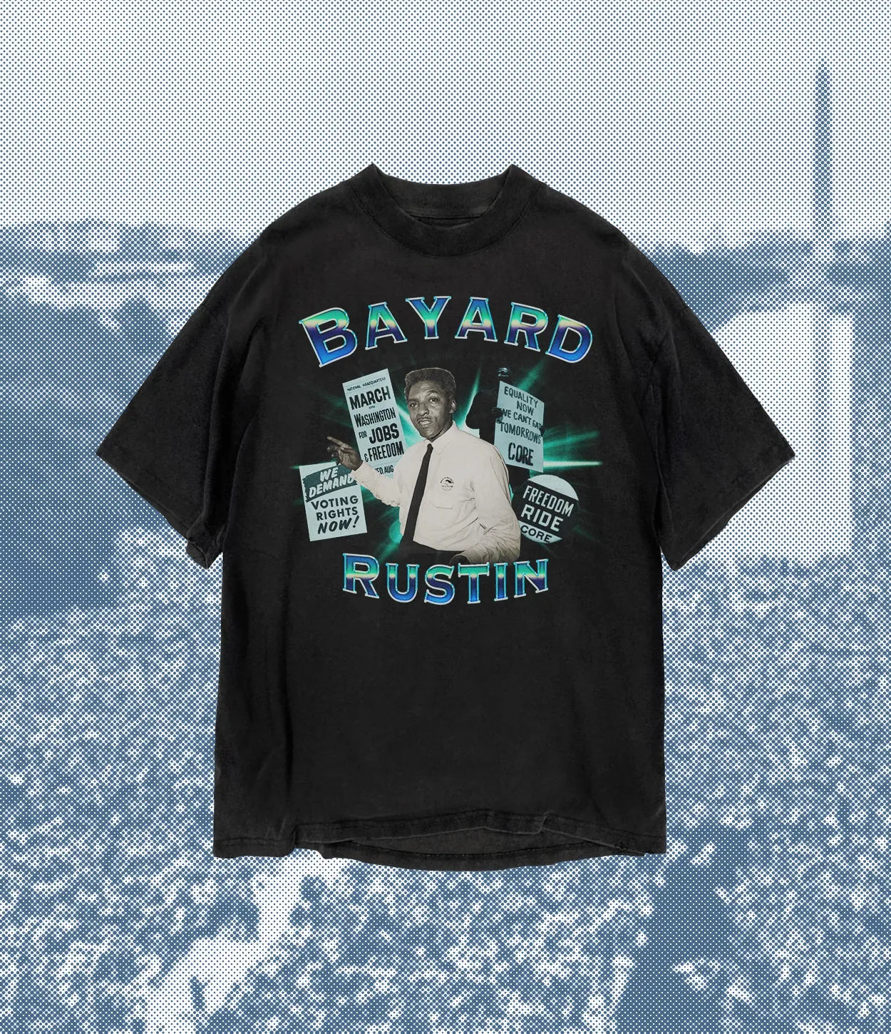 "Bayard Rustin" Vintage Tee