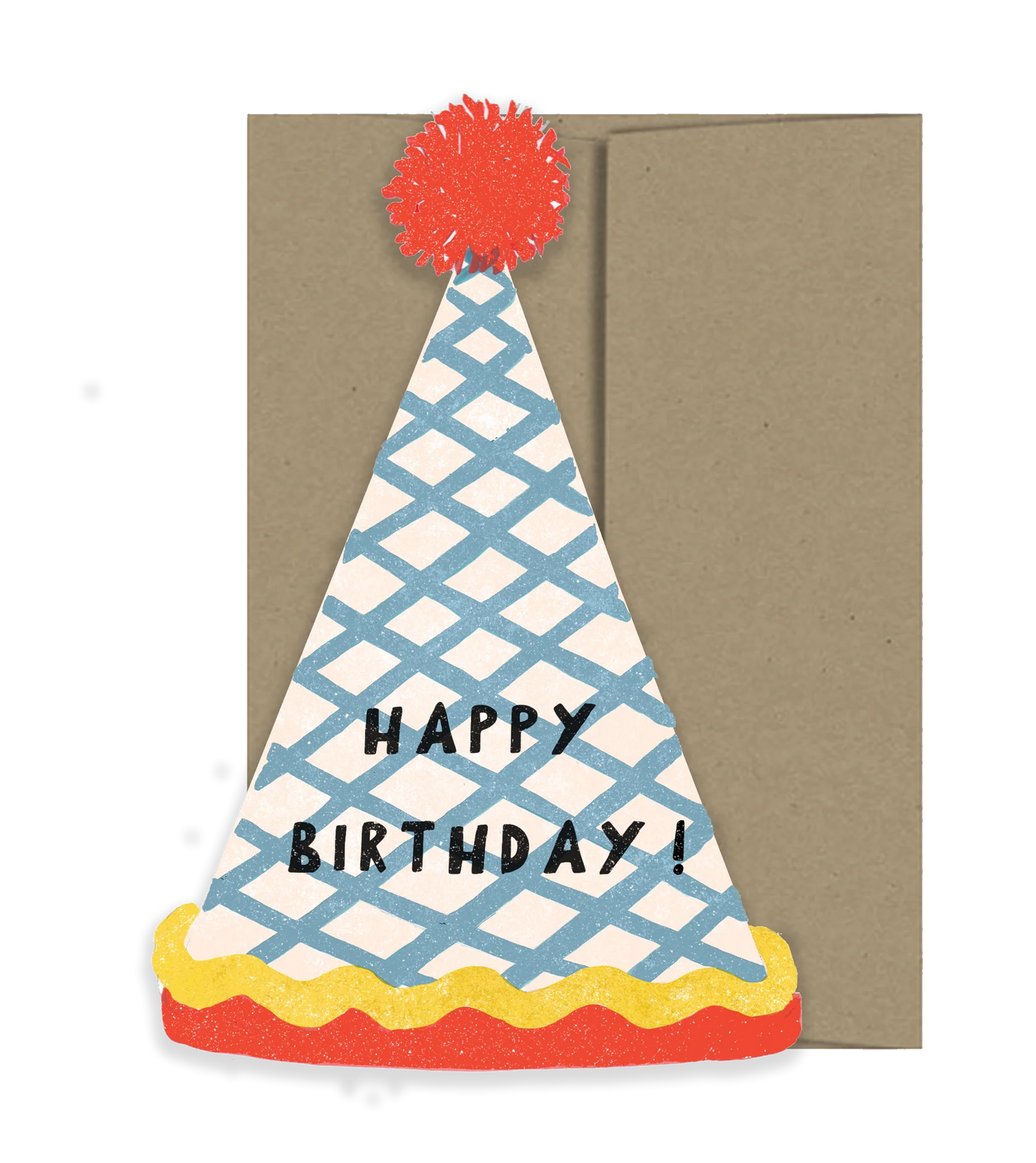 Birthday Party Hat // Die Cut Card
